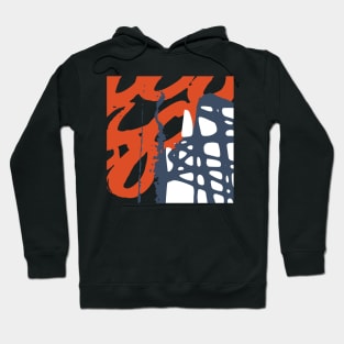 Abstract Lines And Soft Colors Hoodie